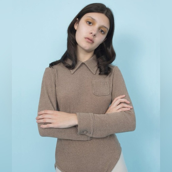 Samantha Pleet cafe bodysuit tan - Picture 3 of 5